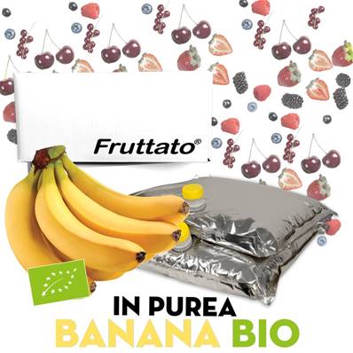 FRUTTATO BANANA BIO PUREA 2x10KG