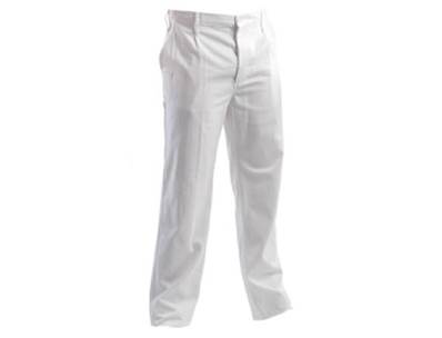 PANTALONE BIANCO IN COTONE TAGLIA 50