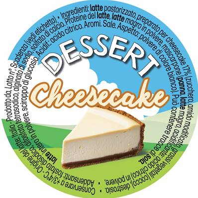 ETICHETTE DESSERT CHEESECAKE 1000 PZ
