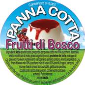 ETICHETTE PANNA COTTA AI FRUTTI DI BOSCO FRUTTATO PZ 1000 PZ