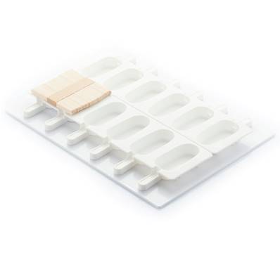 STAMPO SILICONE 12 POSTI PER STECCO (kit 2 pz)