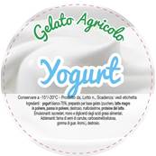 ETICHETTE GELATO AGRICOLO YOGURT 1000 PZ