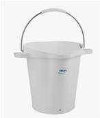 SECCHIO GRADUATO CON BECCO lt 20 VIKAN - MANICO IN ACCIAIO INOX