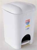 PATTUMIERA PICCOLA BIANCA CON PEDALE 27,5x30x41,5 h cm