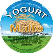 ETICHETTE YOGURT MALTO PUREA 1000 PZ